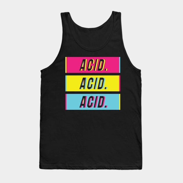 Techno Acid Style Tank Top by avshirtnation